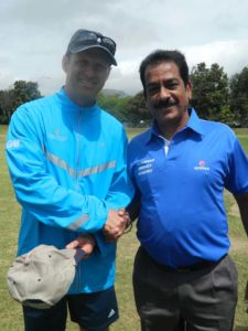 Mr. Sunil Mujumdar with Garry Kristen in South Africa