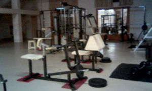 Gymnasium with all Modern Equipment's