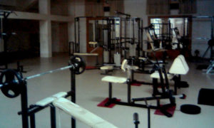 Gymnasium with all Modern Equipment's